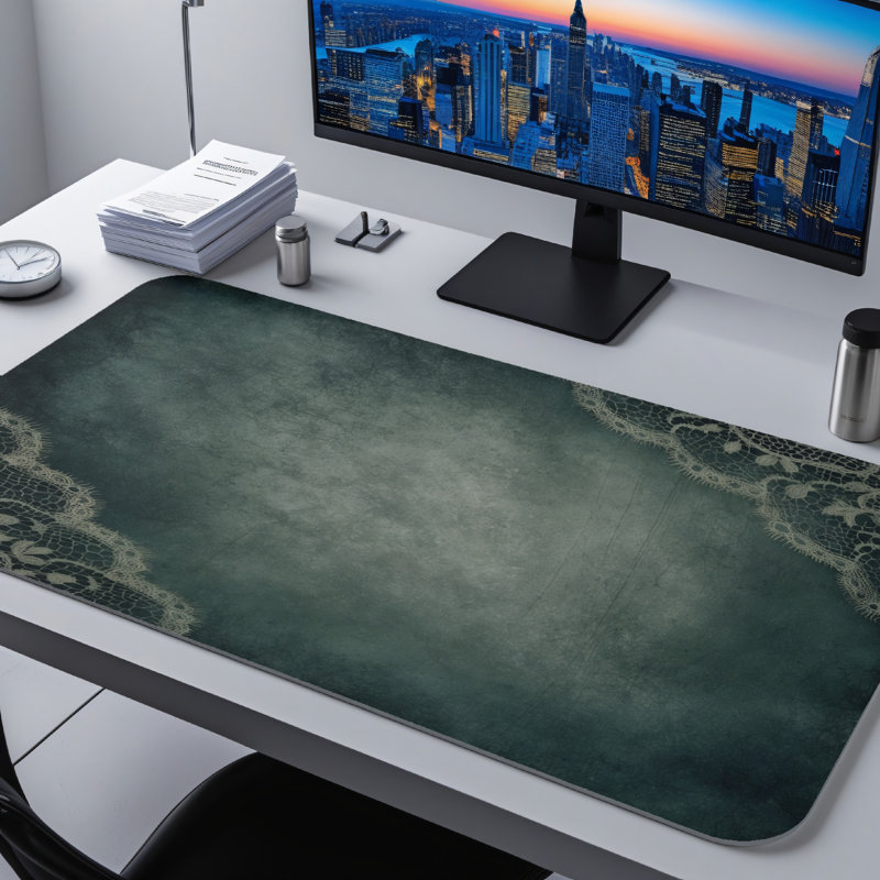 Polyester Desk Pad, 31.5x15.5
