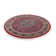 Round Oriental Wool Hand Woven Area Rug