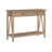 20" Solid Wood One Shelf Console Table With One Drawer-498970269