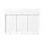 Pharmacie murale 40 "avec miroir et tablettes
