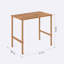Pasific Counter Height Bar Table, Solid Beech Wood Minimalist Bar Table for Kitchen and Dining Room-112661548