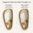 Solid Wood Asymmetrical Accent Mirror-1112668571-1112668568