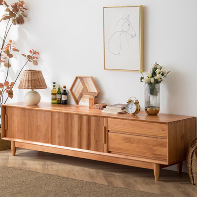 Armoire de rangement audiovisuelle moderne et minimaliste
