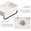 Lavabo vasque blanc