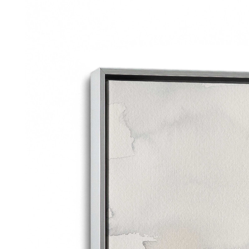 Timeless Tides II, reproduction sur toile dans un cadre, H 8,75 po x l 12,75 po, Chrome poli