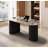 Light Luxury Sintered Stone Desktop Desk-467272437