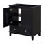 Meuble-lavabo 30 po sans lavabo, base seulement, armoire de salle de bain multifonctionnelle avec portes et tiroir, cadre solide et panneau de fibres à densité moyenne-150451123