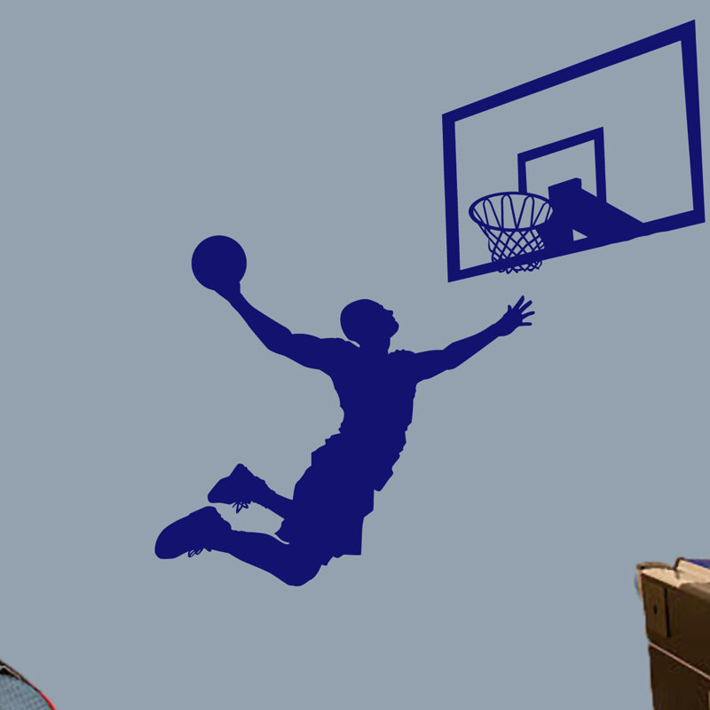 Ensemble d'adhésif décoratif Hashimoto Basketball Slam Dunk, Bleu marine
