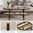 Rattan Coffee Table with Tempered Glass Tabletop and Solid Wood Frame,Glass Coffee Table,Oval Coffee Table,Boho Coffee Table,Coffee Tables for Living Room,Suitable for Living Room,Office,or Balcony-227793349-227793210