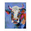 «Painterly Cow Portrait», art mural sur toile par Victoria Barnes-1462000243
