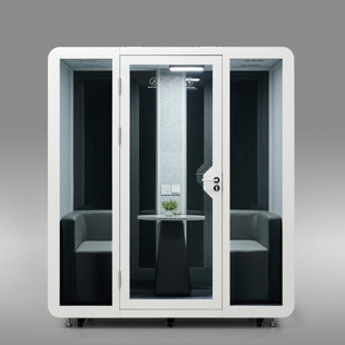 Grande Office Sound Pod Modular Meeting Booth Tinted Glass 2-4 Person