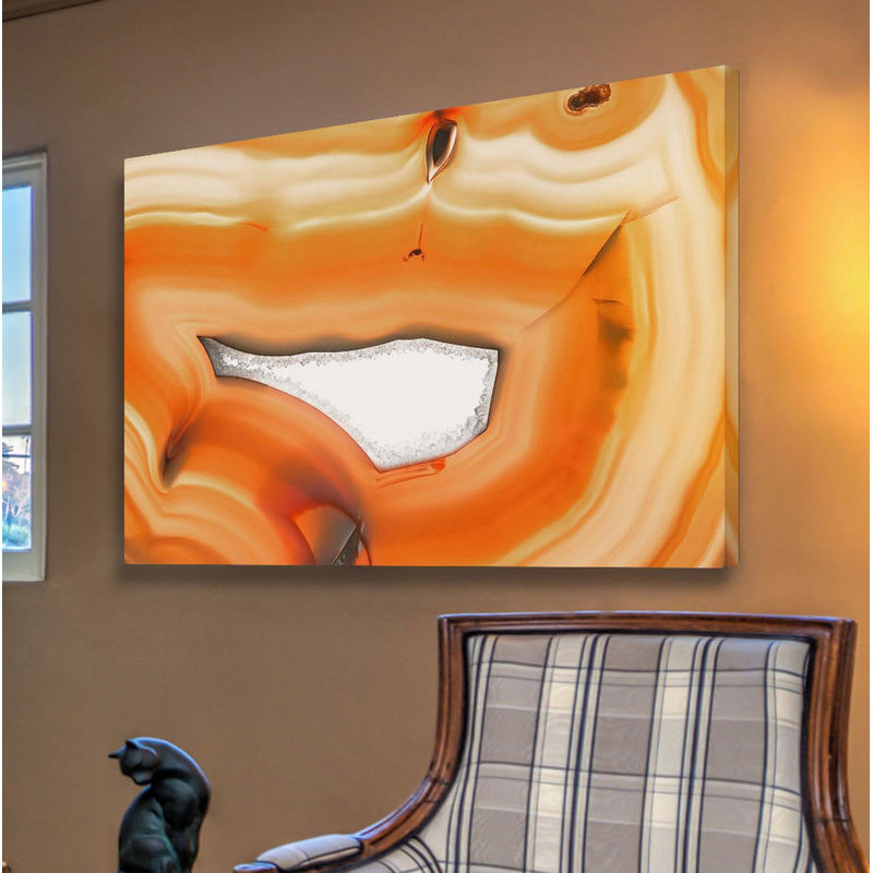 « citrine »-reproduction d’art sur toile tendue, H 40 po x l 60 po x P 1,5 po