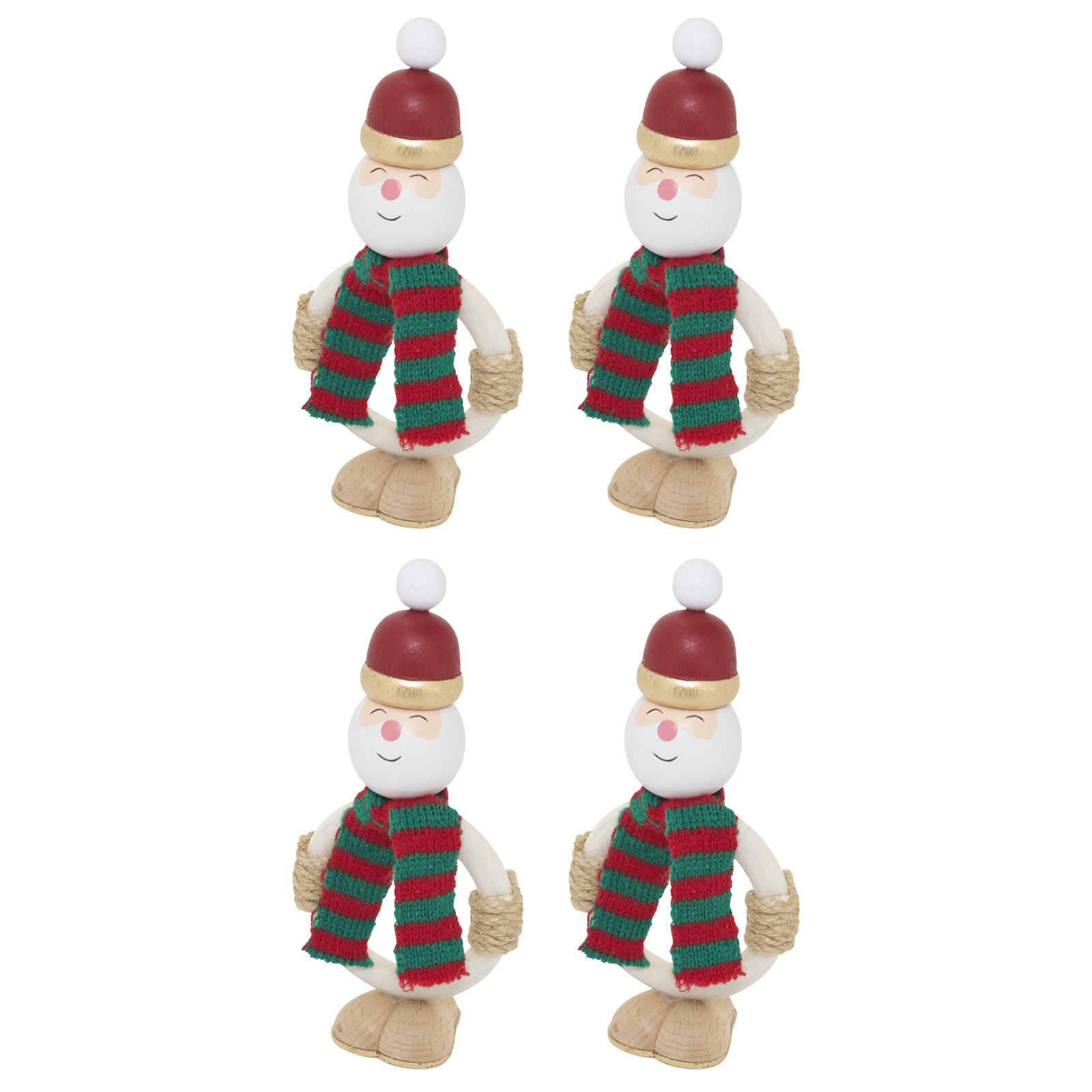 Twinkle Hat Santa Napkin Rings