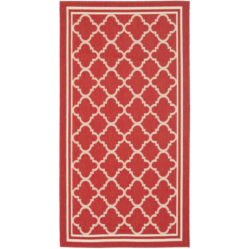 Herefordshire Performance Geometric Indoor/Outdoor Area Rug, Rectangle 5'3" x 7'7"