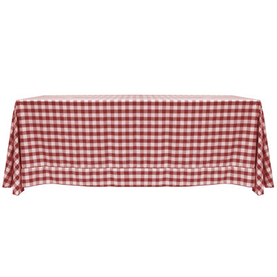 Gracie Oaks - Rectangular Polyester Gingham Checkered Tablecloth
