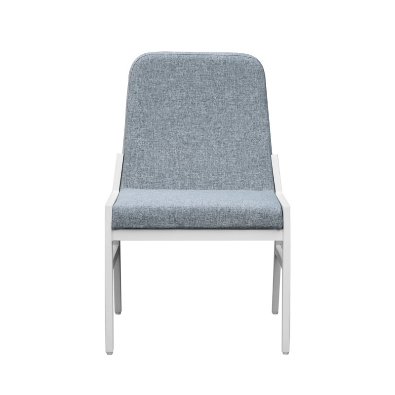 Chaise d'extérieur rembourrée Peryman, chamois