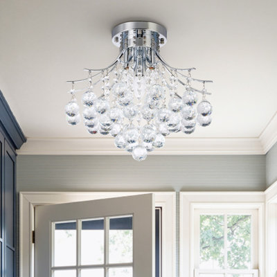 Lesbury 3 - Light Dimmable Tiered Chandelier