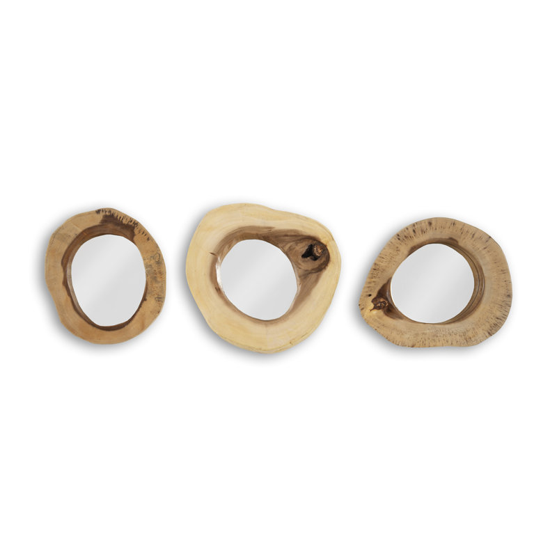 Chuleta 3 Piece Chuleta Frameless Mirror Set