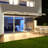 Semi-Cassette Patio Awning with LED Lights - Moroccan Collection -54833129-54833135-131522909