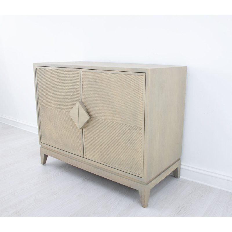 Ruby Solid Wood Accent Cabinet
