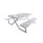 Banquet Deluxe Aluminum Picnic Table