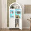 Armoire de rangement arquée avec éclairage DEL-121556371