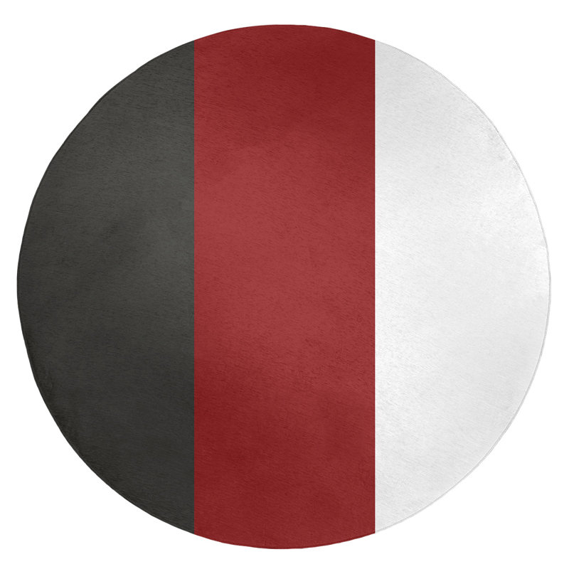 Chenille Indoor Rug, Round 5'