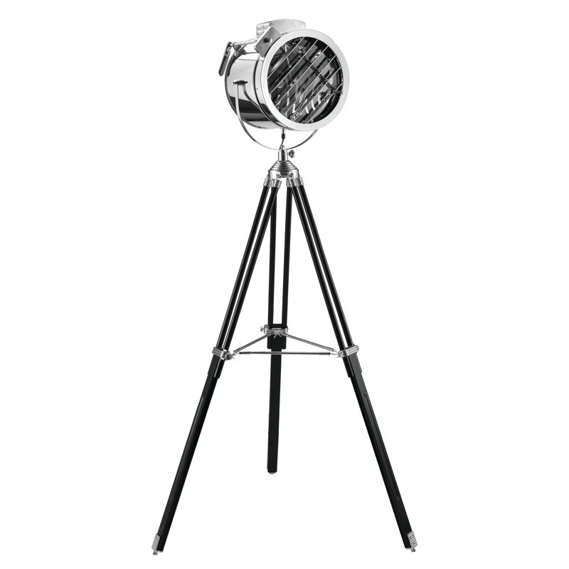 66'' Black Tripod Floor Lamp