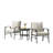 Nickita 3 Pieces Set Metal Outdoor Patio Furniture Chairs Set with Cushions and End table-1681930981