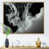 Toile avec cadre flottant brun