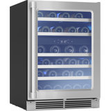Presrv Pro 24 in. 45-Bottle Dual Zone Wine Cooler