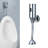 Automatic Sensor Urinal Washing Device Electronic Flush Valve