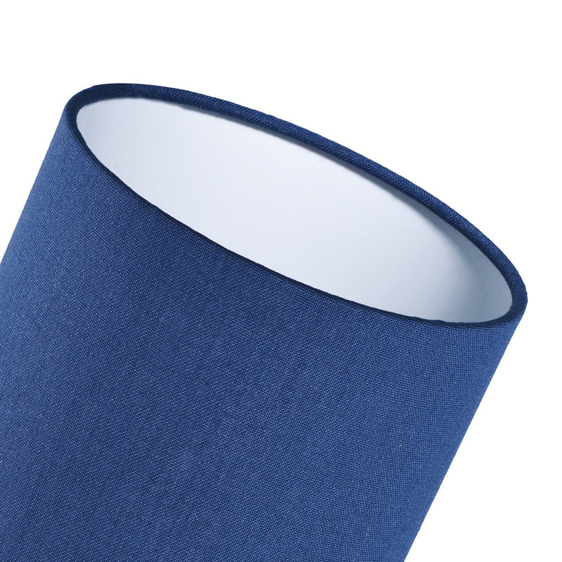 18 cm H Rectangle Lamp Shade ( Screw On ), Midnight Blue