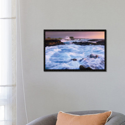 Waves And Surf At Wawaloli Beach The Big Island, Hawaii by Tim Fitzharris - Gallery-Wrapped Canvas Giclée on Canvas