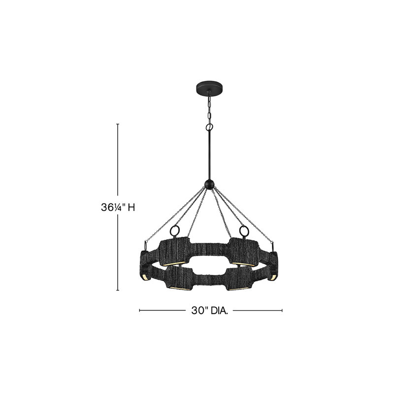Raffi Steel Medium LED Other Chandelier