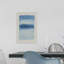 «Blue Flows IV», reproduction sur toile-30011130