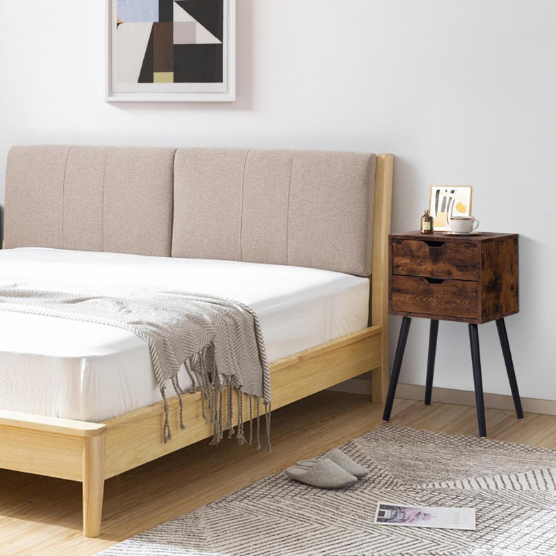 Table de chevet rustique
