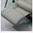 Faux Leather Manual Recliner with Swivel Wood Base Padded Armrest