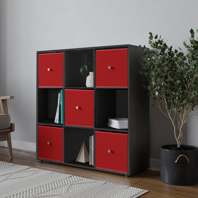 93 cm H x 12 cm W Solid Wood Standard Bookcase