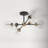 Blevins Glass Semi Flush Mount
