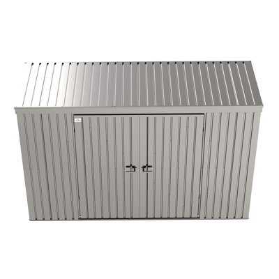 Elite Steel Storage Shed, 10X4, Galvalume
