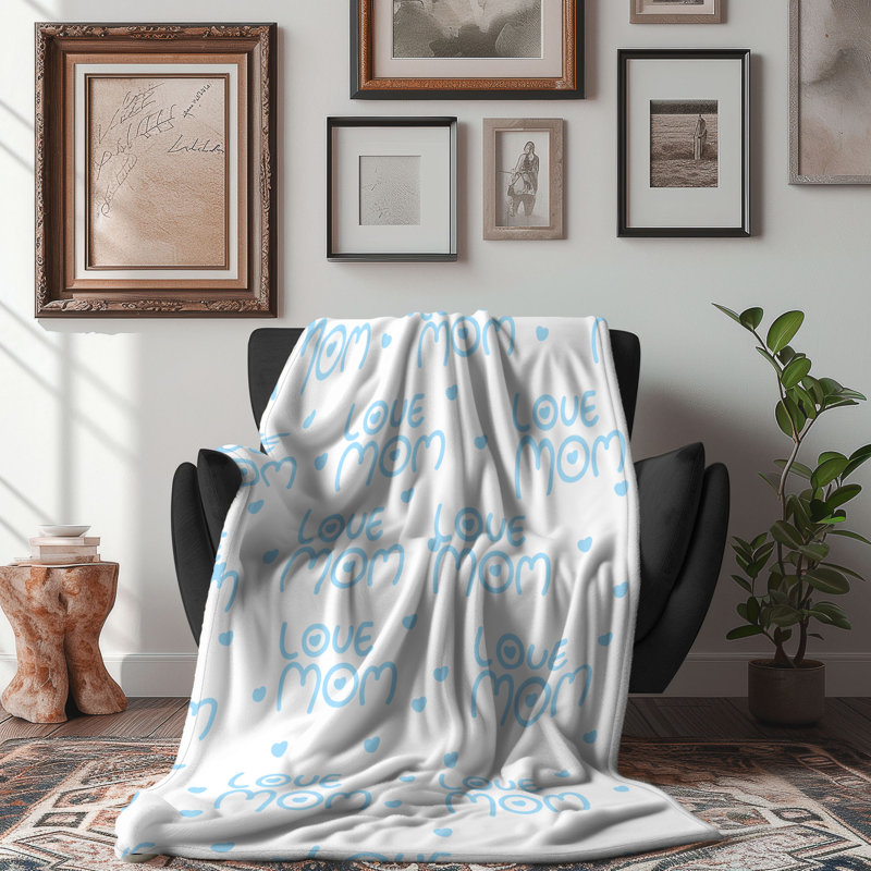 Blue Sherpa - 1 pièce Sherpa Premium, L 60 po x L 80 po