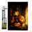 Double Sided 18.5'' H x 13'' W Polyester Halloween Flag Set