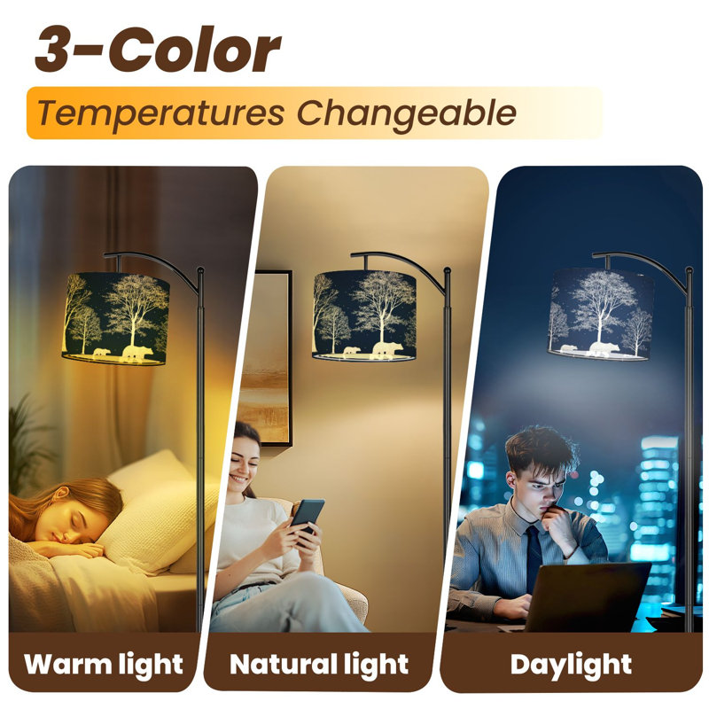  Lampe sur pied Arc