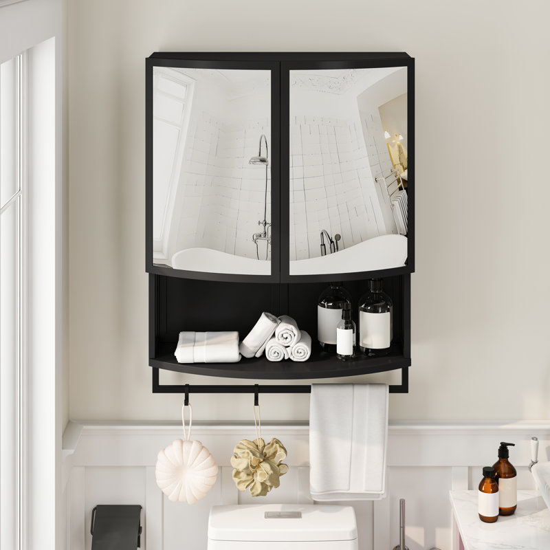 Armoire 23,62 po, Noir