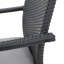 Chaise de jardin en osier pour patio