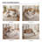 Boneless 104''W Cloud Modern Modular L-Shaped Sofa , Compressed Corduroy Upholstered Boneless Sofa Couches With Chaise And Cup Holder-1549379207-1549379204