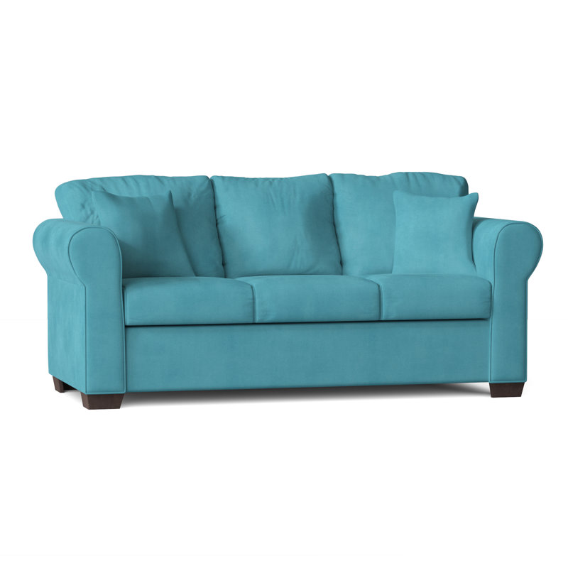 Bayswater Upholstered 84.5'' Sofa, Bulldozer Caribbean