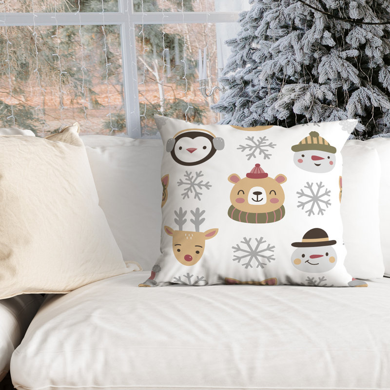 Outdoor Reversible Throw Pillow, 18" x 18"