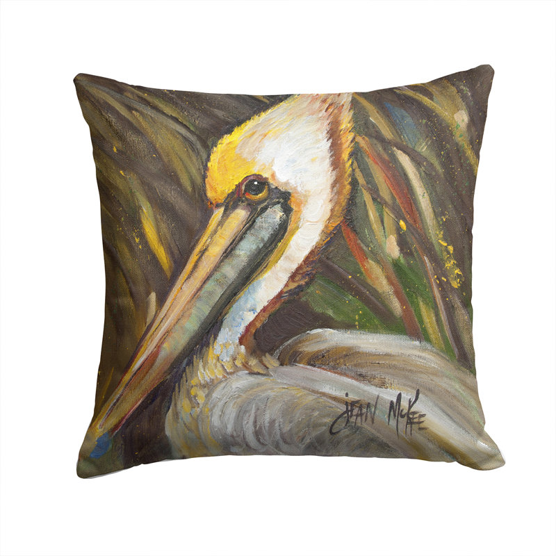 Coussin intérieur / extérieur Pelican Lookin East, H 14 po x l 14 po x P 4 po